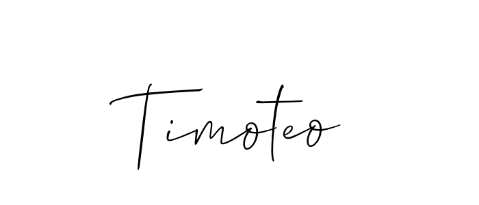 if you are searching for the best signature style for your name Timoteo. so please give up your signature search. here we have designed multiple signature styles  using Allison_Script. Timoteo signature style 2 images and pictures png