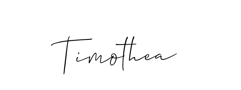 It looks lik you need a new signature style for name Timothea. Design unique handwritten (Allison_Script) signature with our free signature maker in just a few clicks. Timothea signature style 2 images and pictures png