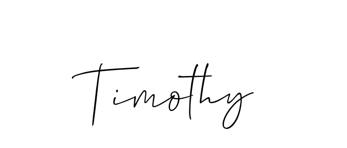 Create a beautiful signature design for name Timothy. With this signature (Allison_Script) fonts, you can make a handwritten signature for free. Timothy signature style 2 images and pictures png