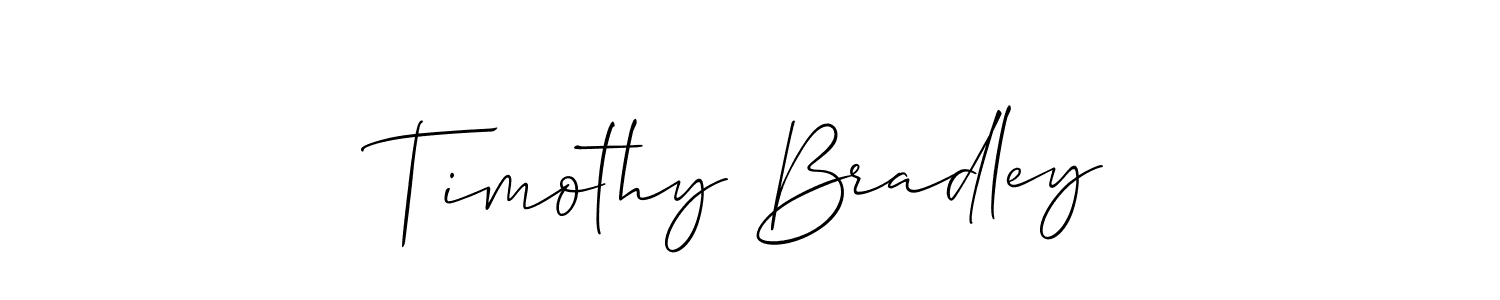 How to make Timothy Bradley signature? Allison_Script is a professional autograph style. Create handwritten signature for Timothy Bradley name. Timothy Bradley signature style 2 images and pictures png