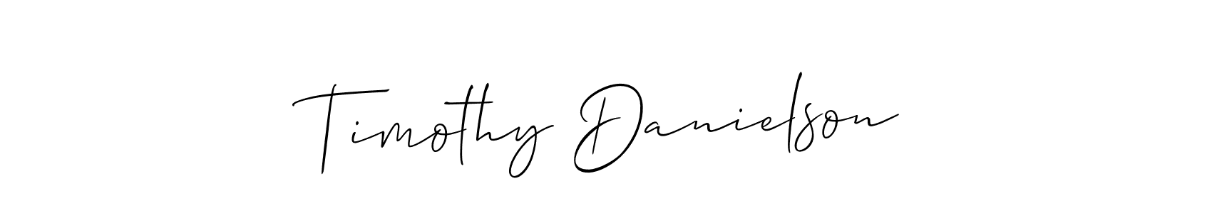 Best and Professional Signature Style for Timothy Danielson. Allison_Script Best Signature Style Collection. Timothy Danielson signature style 2 images and pictures png