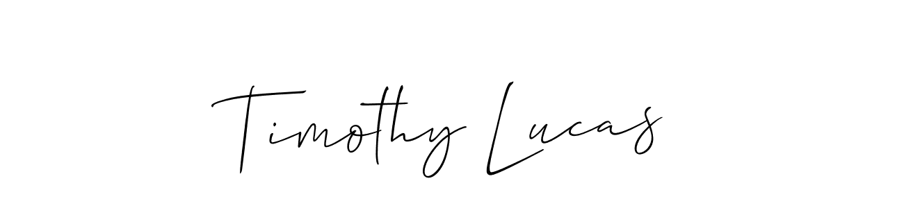 You should practise on your own different ways (Allison_Script) to write your name (Timothy Lucas) in signature. don't let someone else do it for you. Timothy Lucas signature style 2 images and pictures png