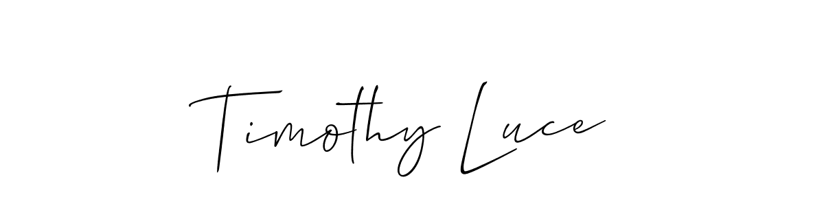 This is the best signature style for the Timothy Luce name. Also you like these signature font (Allison_Script). Mix name signature. Timothy Luce signature style 2 images and pictures png