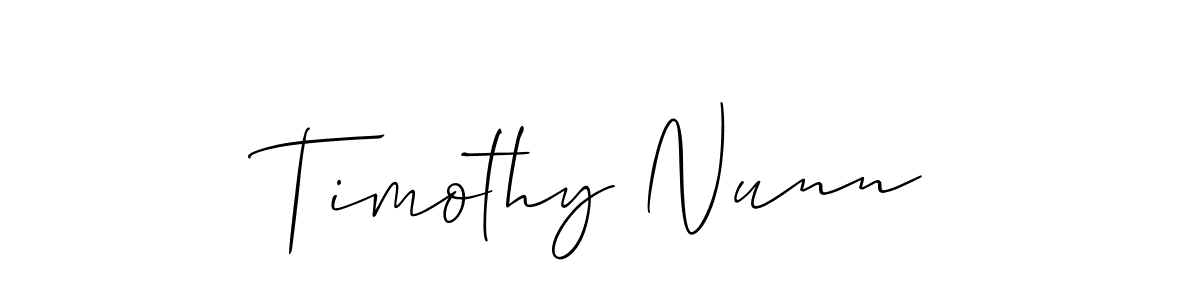 How to Draw Timothy Nunn signature style? Allison_Script is a latest design signature styles for name Timothy Nunn. Timothy Nunn signature style 2 images and pictures png