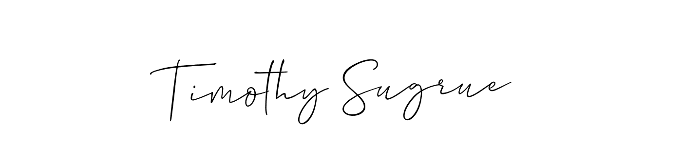 Allison_Script is a professional signature style that is perfect for those who want to add a touch of class to their signature. It is also a great choice for those who want to make their signature more unique. Get Timothy Sugrue name to fancy signature for free. Timothy Sugrue signature style 2 images and pictures png