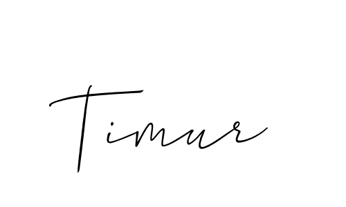 Timur stylish signature style. Best Handwritten Sign (Allison_Script) for my name. Handwritten Signature Collection Ideas for my name Timur. Timur signature style 2 images and pictures png