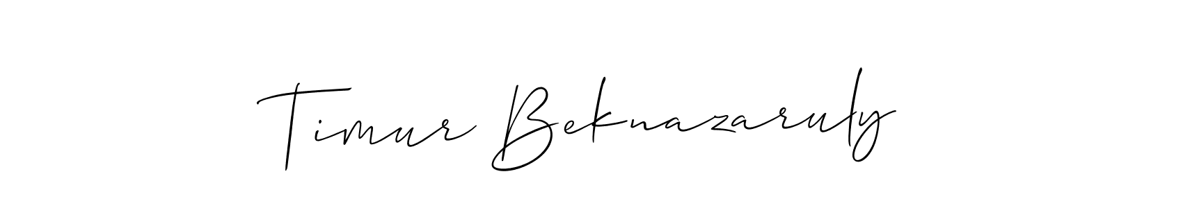 Make a beautiful signature design for name Timur Beknazaruly. Use this online signature maker to create a handwritten signature for free. Timur Beknazaruly signature style 2 images and pictures png