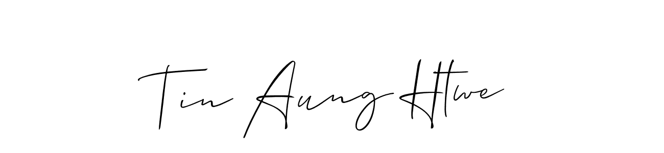 You should practise on your own different ways (Allison_Script) to write your name (Tin Aung Htwe) in signature. don't let someone else do it for you. Tin Aung Htwe signature style 2 images and pictures png