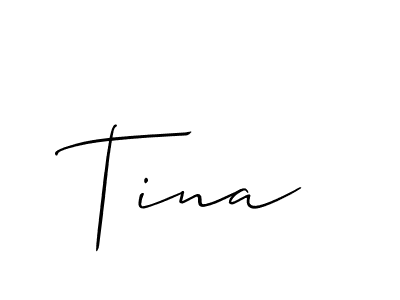 Similarly Allison_Script is the best handwritten signature design. Signature creator online .You can use it as an online autograph creator for name Tina. Tina signature style 2 images and pictures png