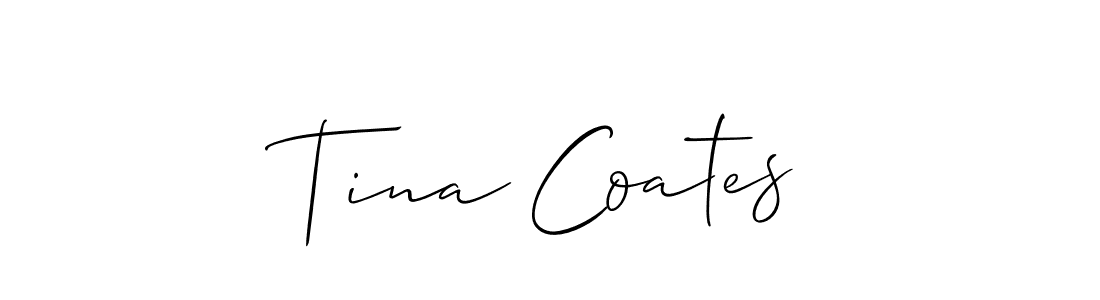 Check out images of Autograph of Tina Coates name. Actor Tina Coates Signature Style. Allison_Script is a professional sign style online. Tina Coates signature style 2 images and pictures png