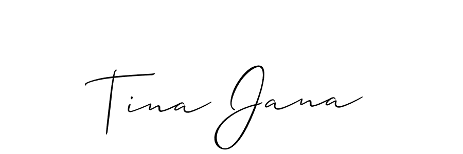 Here are the top 10 professional signature styles for the name Tina Jana. These are the best autograph styles you can use for your name. Tina Jana signature style 2 images and pictures png