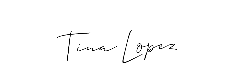 Make a beautiful signature design for name Tina Lopez. Use this online signature maker to create a handwritten signature for free. Tina Lopez signature style 2 images and pictures png