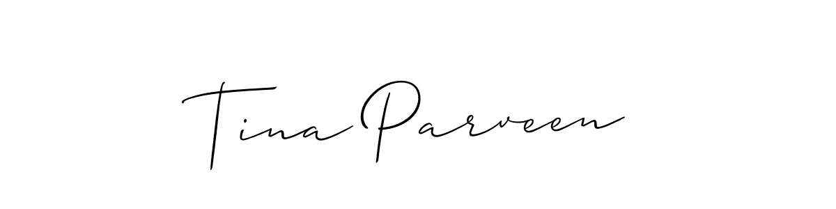 This is the best signature style for the Tina Parveen name. Also you like these signature font (Allison_Script). Mix name signature. Tina Parveen signature style 2 images and pictures png