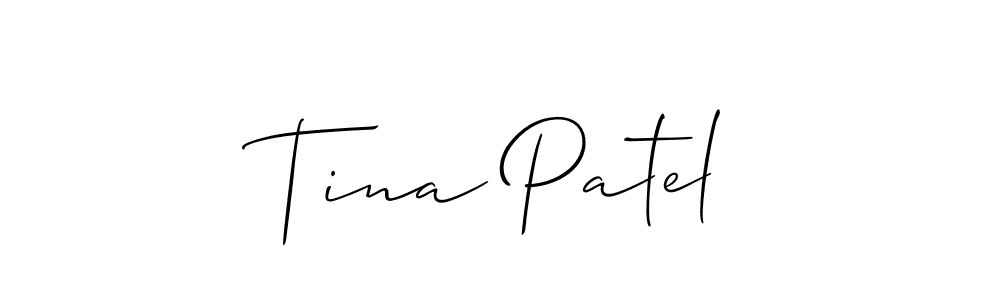 Once you've used our free online signature maker to create your best signature Allison_Script style, it's time to enjoy all of the benefits that Tina Patel name signing documents. Tina Patel signature style 2 images and pictures png