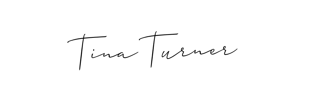 Make a short Tina Turner signature style. Manage your documents anywhere anytime using Allison_Script. Create and add eSignatures, submit forms, share and send files easily. Tina Turner signature style 2 images and pictures png