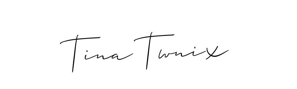 Once you've used our free online signature maker to create your best signature Allison_Script style, it's time to enjoy all of the benefits that Tina Twnix name signing documents. Tina Twnix signature style 2 images and pictures png