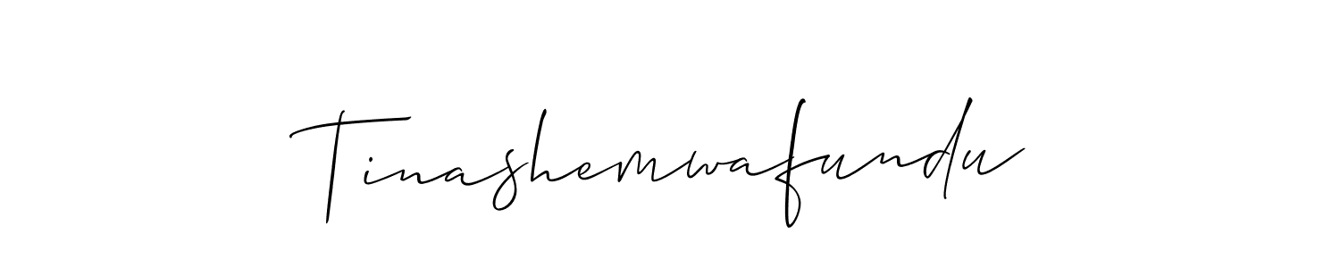 Tinashemwafundu stylish signature style. Best Handwritten Sign (Allison_Script) for my name. Handwritten Signature Collection Ideas for my name Tinashemwafundu. Tinashemwafundu signature style 2 images and pictures png