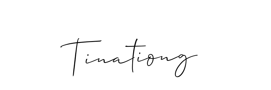 Once you've used our free online signature maker to create your best signature Allison_Script style, it's time to enjoy all of the benefits that Tinationg name signing documents. Tinationg signature style 2 images and pictures png