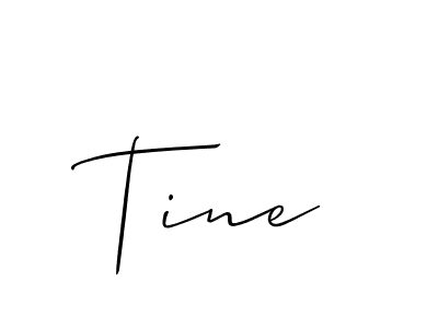 How to make Tine name signature. Use Allison_Script style for creating short signs online. This is the latest handwritten sign. Tine signature style 2 images and pictures png
