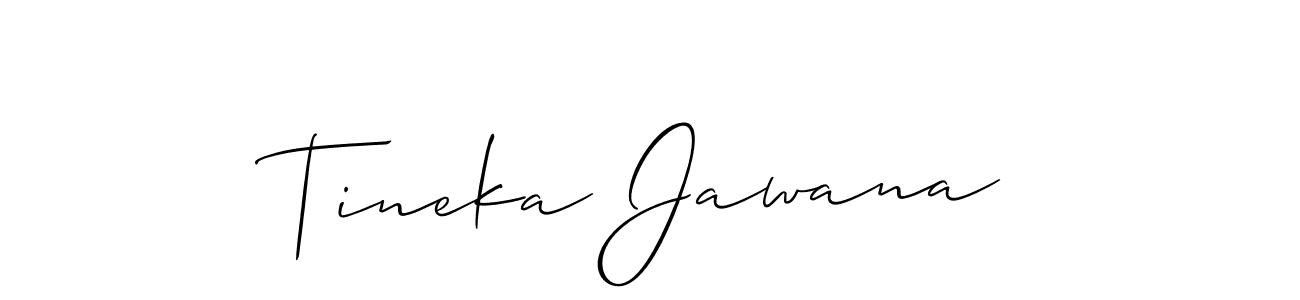 This is the best signature style for the Tineka Jawana name. Also you like these signature font (Allison_Script). Mix name signature. Tineka Jawana signature style 2 images and pictures png