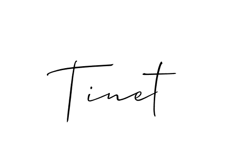 Tinet stylish signature style. Best Handwritten Sign (Allison_Script) for my name. Handwritten Signature Collection Ideas for my name Tinet. Tinet signature style 2 images and pictures png