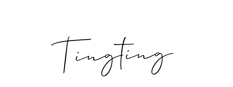 This is the best signature style for the Tingting name. Also you like these signature font (Allison_Script). Mix name signature. Tingting signature style 2 images and pictures png