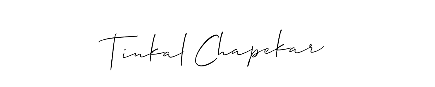 Best and Professional Signature Style for Tinkal Chapekar. Allison_Script Best Signature Style Collection. Tinkal Chapekar signature style 2 images and pictures png