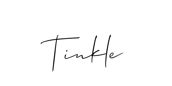 How to Draw Tinkle signature style? Allison_Script is a latest design signature styles for name Tinkle. Tinkle signature style 2 images and pictures png