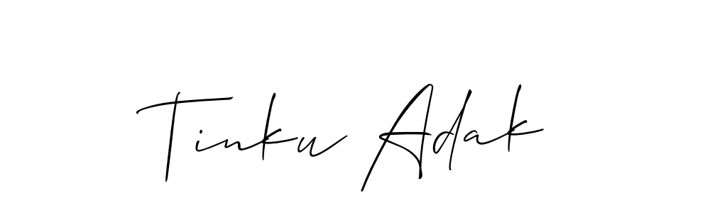 Here are the top 10 professional signature styles for the name Tinku Adak. These are the best autograph styles you can use for your name. Tinku Adak signature style 2 images and pictures png