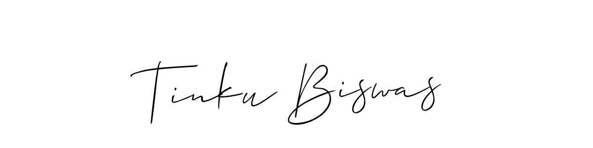 Similarly Allison_Script is the best handwritten signature design. Signature creator online .You can use it as an online autograph creator for name Tinku Biswas. Tinku Biswas signature style 2 images and pictures png