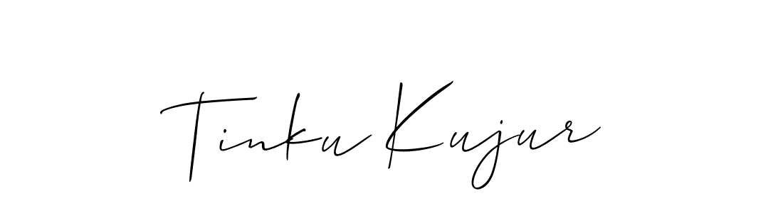 It looks lik you need a new signature style for name Tinku Kujur. Design unique handwritten (Allison_Script) signature with our free signature maker in just a few clicks. Tinku Kujur signature style 2 images and pictures png
