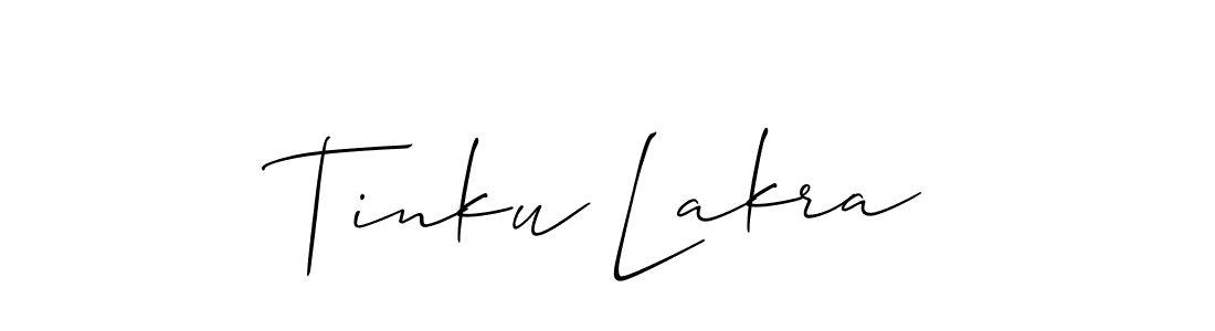 Once you've used our free online signature maker to create your best signature Allison_Script style, it's time to enjoy all of the benefits that Tinku Lakra name signing documents. Tinku Lakra signature style 2 images and pictures png