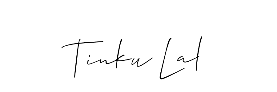 Make a beautiful signature design for name Tinku Lal. With this signature (Allison_Script) style, you can create a handwritten signature for free. Tinku Lal signature style 2 images and pictures png