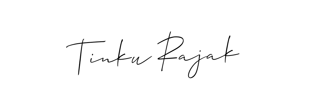 You should practise on your own different ways (Allison_Script) to write your name (Tinku Rajak) in signature. don't let someone else do it for you. Tinku Rajak signature style 2 images and pictures png