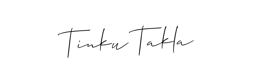 Best and Professional Signature Style for Tinku Takla. Allison_Script Best Signature Style Collection. Tinku Takla signature style 2 images and pictures png