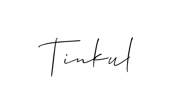 Also You can easily find your signature by using the search form. We will create Tinkul name handwritten signature images for you free of cost using Allison_Script sign style. Tinkul signature style 2 images and pictures png
