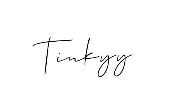 Make a short Tinkyy signature style. Manage your documents anywhere anytime using Allison_Script. Create and add eSignatures, submit forms, share and send files easily. Tinkyy signature style 2 images and pictures png