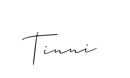 Similarly Allison_Script is the best handwritten signature design. Signature creator online .You can use it as an online autograph creator for name Tinni. Tinni signature style 2 images and pictures png