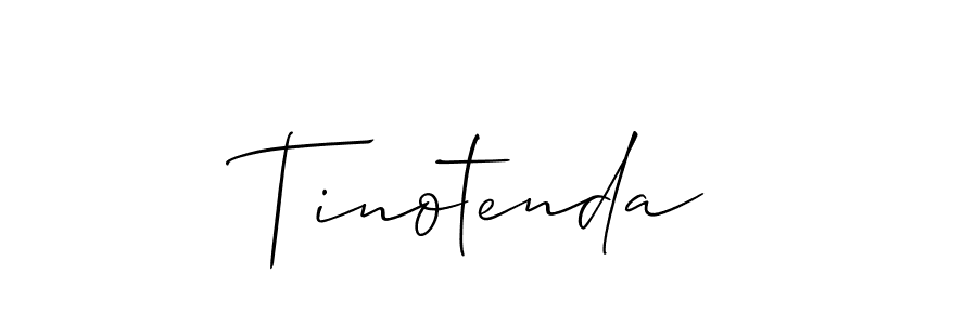 You should practise on your own different ways (Allison_Script) to write your name (Tinotenda) in signature. don't let someone else do it for you. Tinotenda signature style 2 images and pictures png