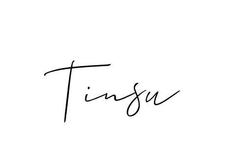 The best way (Allison_Script) to make a short signature is to pick only two or three words in your name. The name Tinsu include a total of six letters. For converting this name. Tinsu signature style 2 images and pictures png