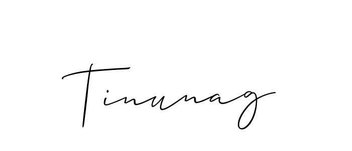 It looks lik you need a new signature style for name Tinunag. Design unique handwritten (Allison_Script) signature with our free signature maker in just a few clicks. Tinunag signature style 2 images and pictures png