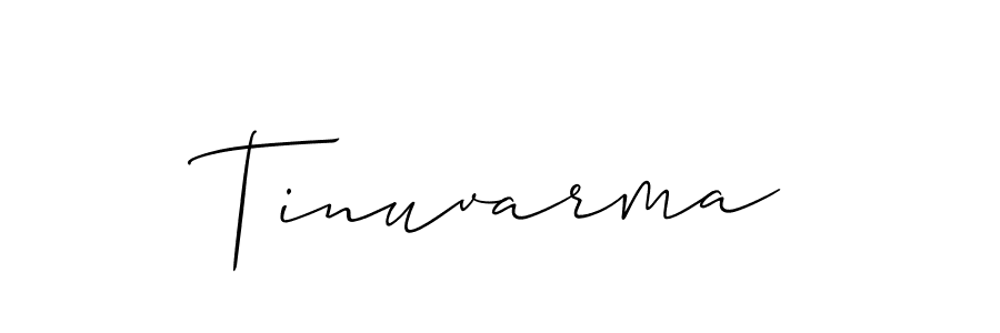 Allison_Script is a professional signature style that is perfect for those who want to add a touch of class to their signature. It is also a great choice for those who want to make their signature more unique. Get Tinuvarma name to fancy signature for free. Tinuvarma signature style 2 images and pictures png