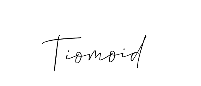 Also we have Tiomoid name is the best signature style. Create professional handwritten signature collection using Allison_Script autograph style. Tiomoid signature style 2 images and pictures png