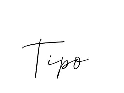 How to make Tipo signature? Allison_Script is a professional autograph style. Create handwritten signature for Tipo name. Tipo signature style 2 images and pictures png