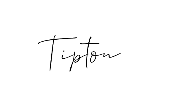 Also You can easily find your signature by using the search form. We will create Tipton name handwritten signature images for you free of cost using Allison_Script sign style. Tipton signature style 2 images and pictures png