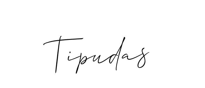 Also You can easily find your signature by using the search form. We will create Tipudas name handwritten signature images for you free of cost using Allison_Script sign style. Tipudas signature style 2 images and pictures png