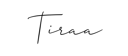 An effortless, minimalist signature concept for Tiraa using Allison_Script design. Clean lines that look great on any document. Tiraa signature style 2 images and pictures png