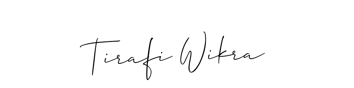 Check out images of Autograph of Tirafi Wikra name. Actor Tirafi Wikra Signature Style. Allison_Script is a professional sign style online. Tirafi Wikra signature style 2 images and pictures png