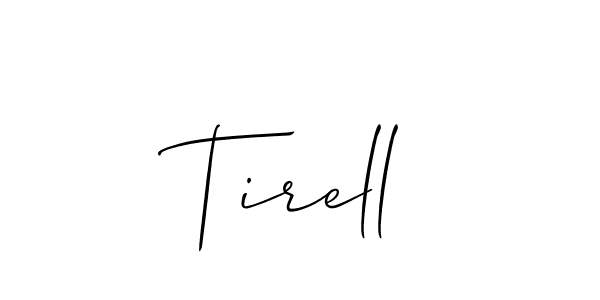 if you are searching for the best signature style for your name Tirell. so please give up your signature search. here we have designed multiple signature styles  using Allison_Script. Tirell signature style 2 images and pictures png