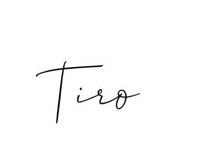 Also You can easily find your signature by using the search form. We will create Tiro name handwritten signature images for you free of cost using Allison_Script sign style. Tiro signature style 2 images and pictures png